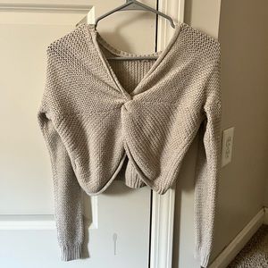 Women’s cropped sweater
